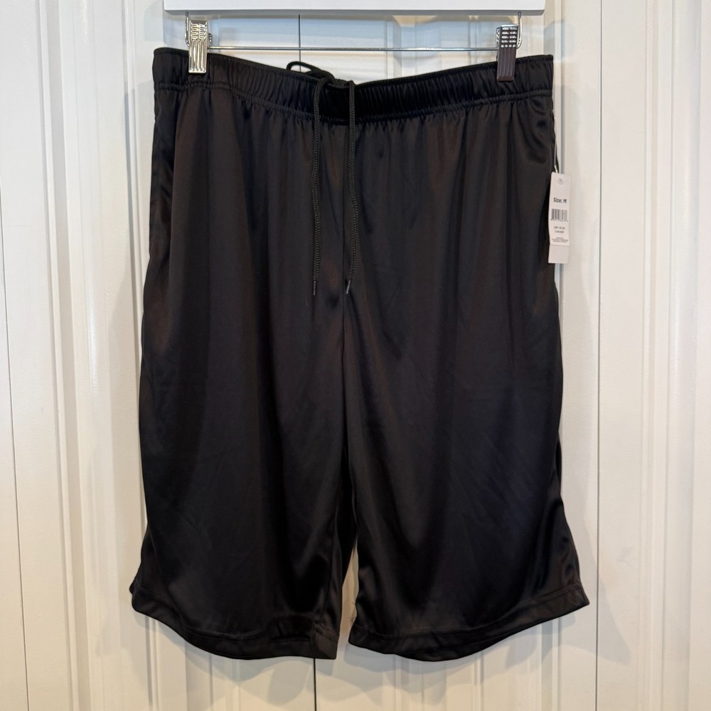 Zone Pro Men's Black Athletic Basketball Training Shorts Size M NWT Drawstring